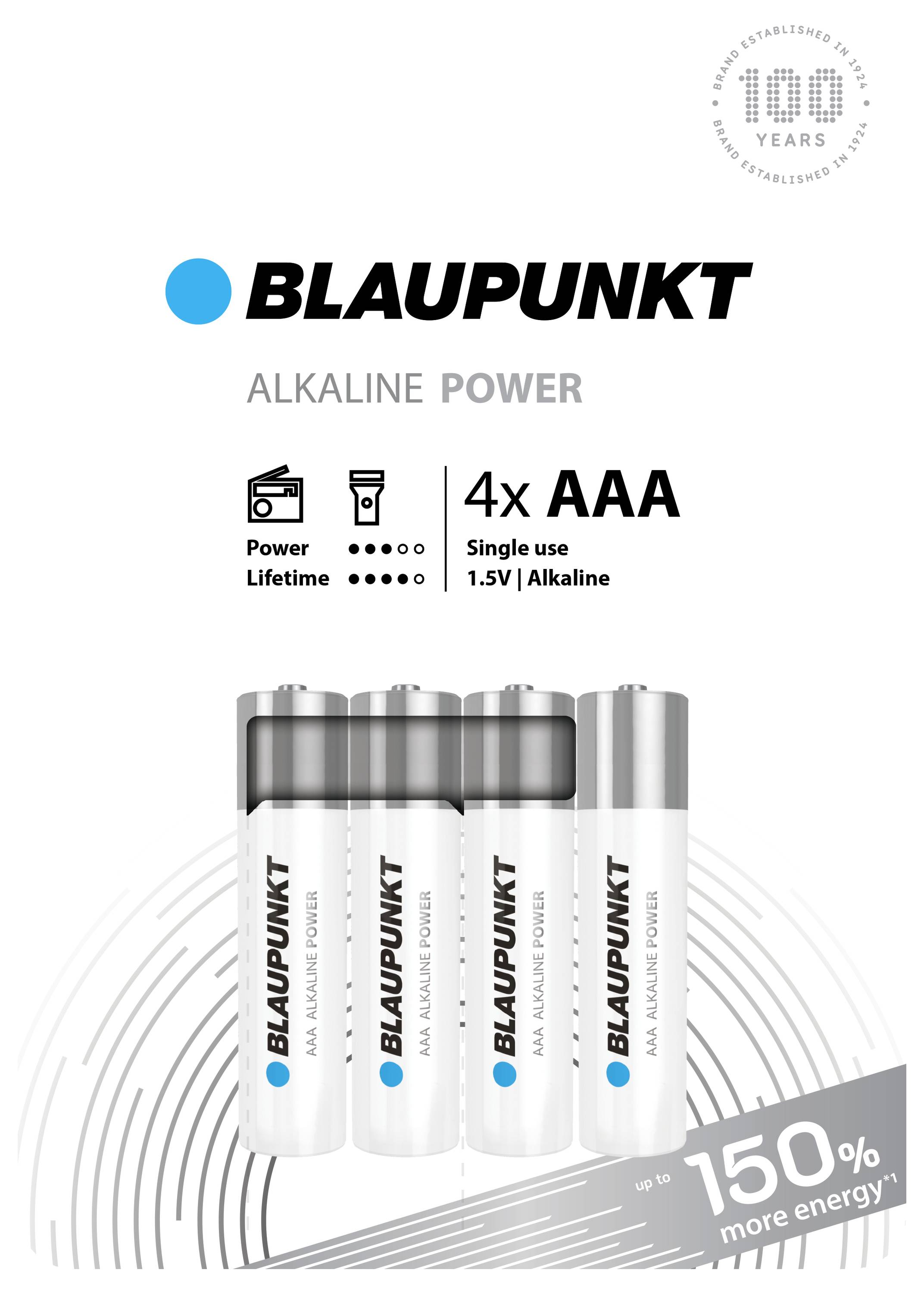 Blaupunkt Mignon (AA)-Batterie Alkali-Mangan 1.5V 40St.