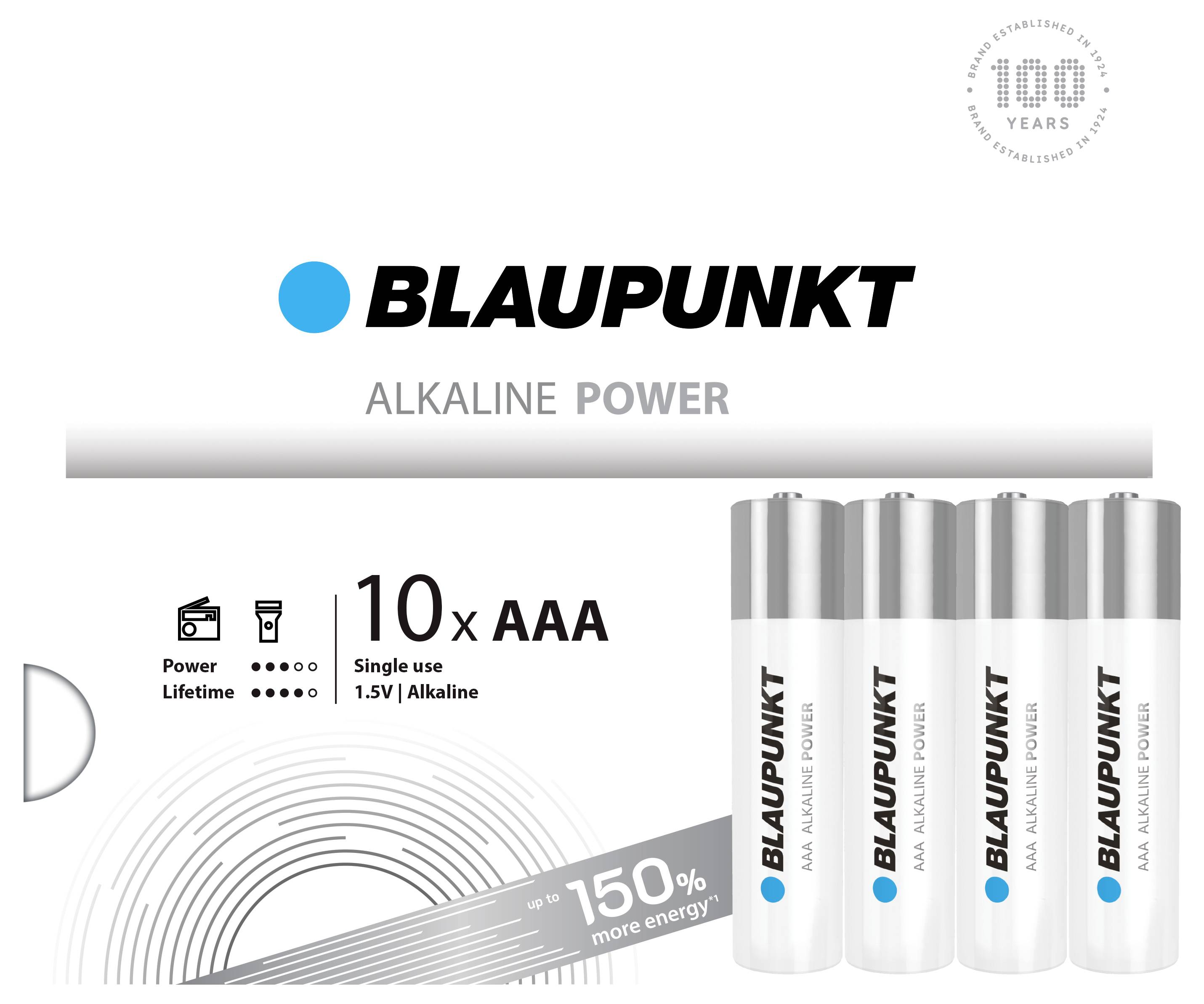 Blaupunkt Micro (AAA)-Batterie Alkali-Mangan 1.5V 10St.