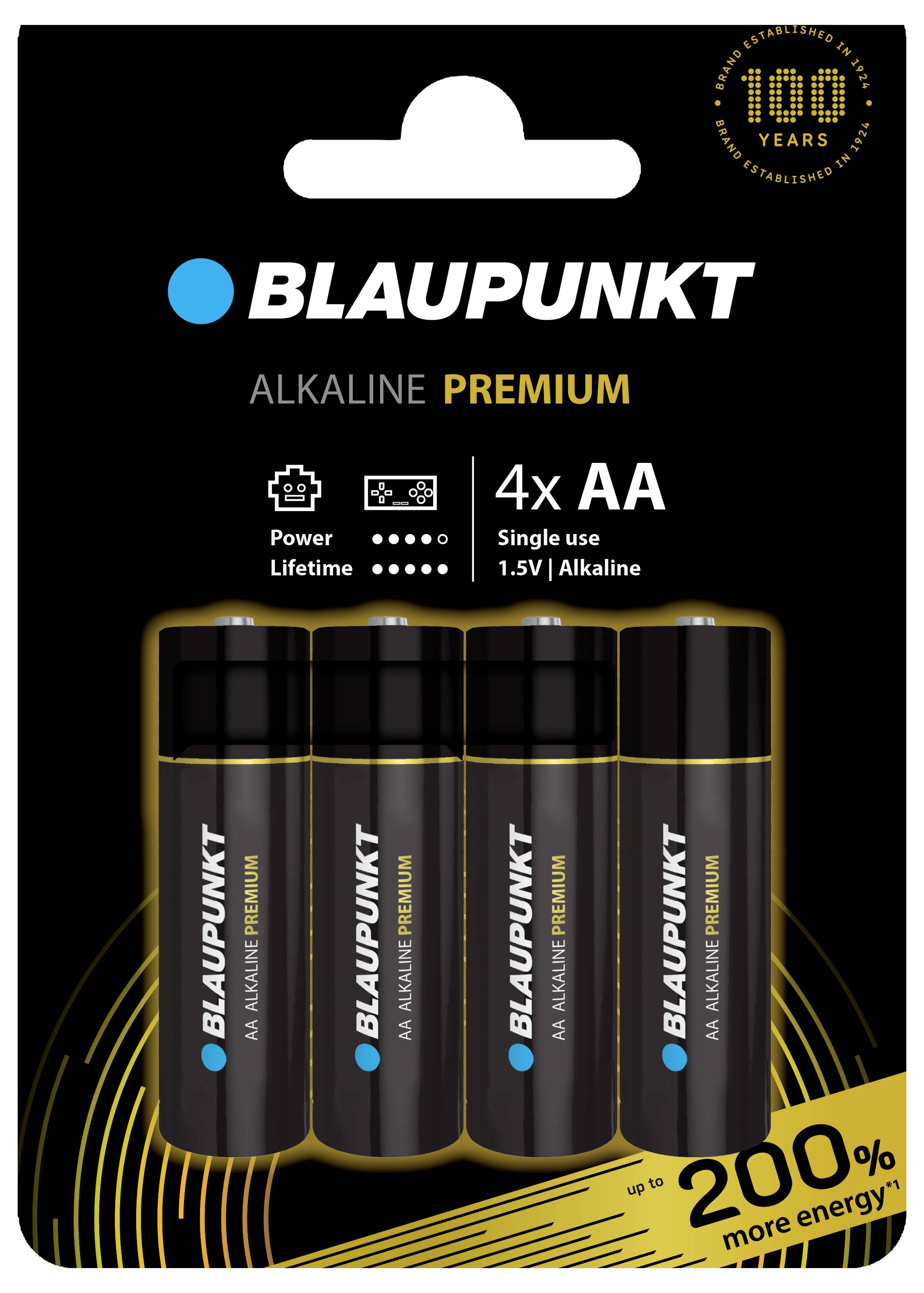 Blaupunkt Mignon (AA)-Batterie Alkali-Mangan 1.5V 4St.