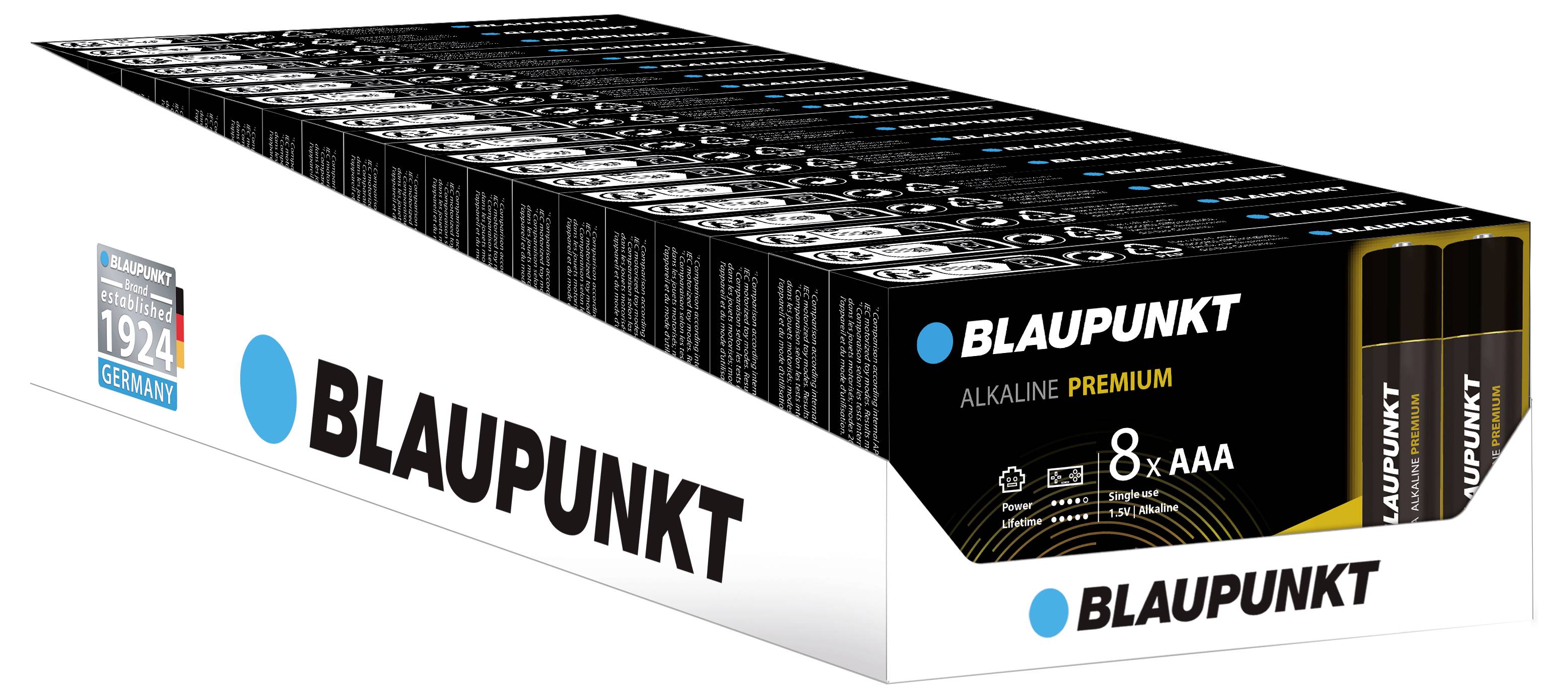 Blaupunkt Micro (AAA)-Batterie Alkali-Mangan 1.5V 8St.
