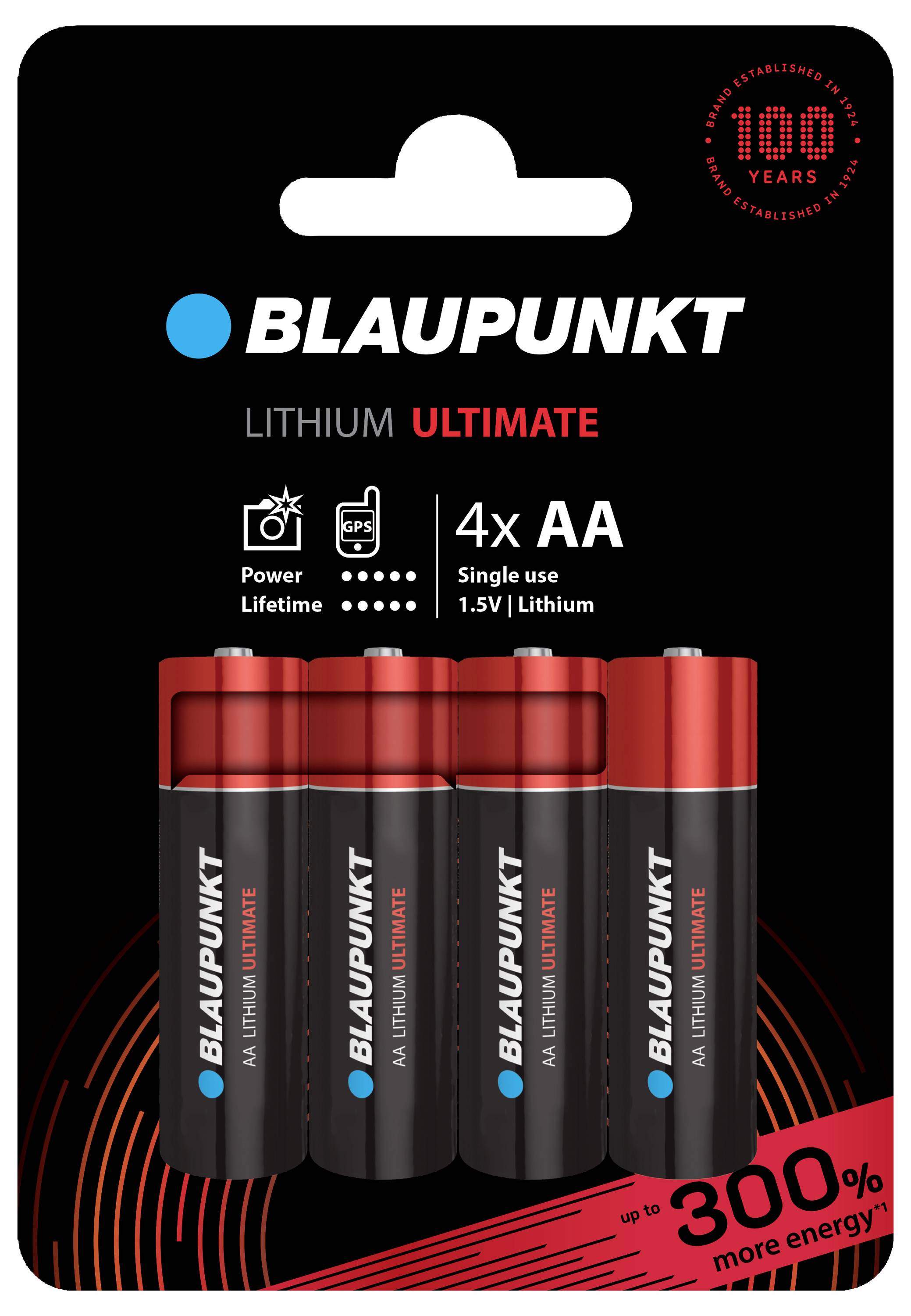 Blaupunkt Mignon (AA)-Batterie Lithium 1.5V 4St.