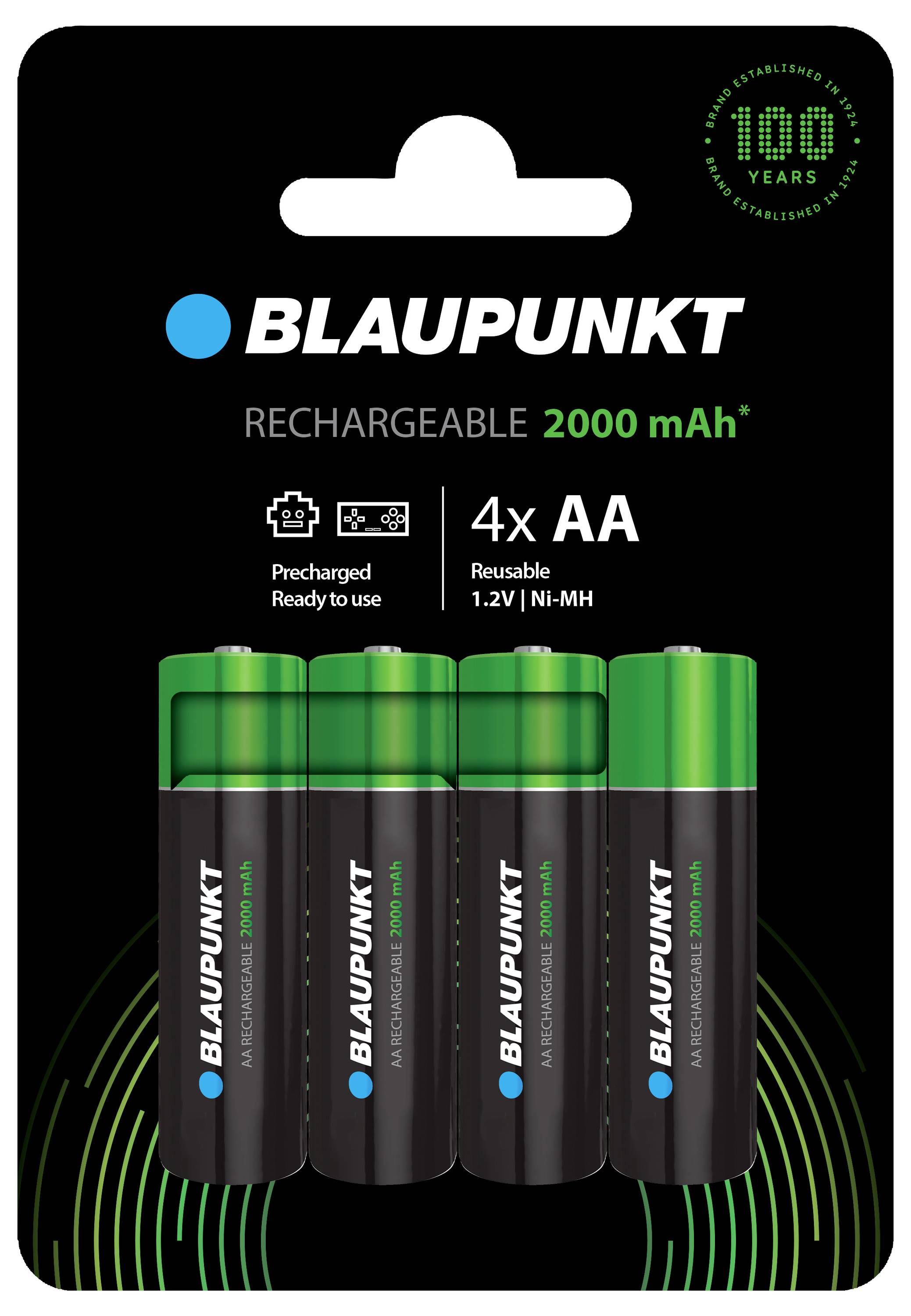 Blaupunkt Mignon (AA)-Akku NiMH 1.2V 4St.