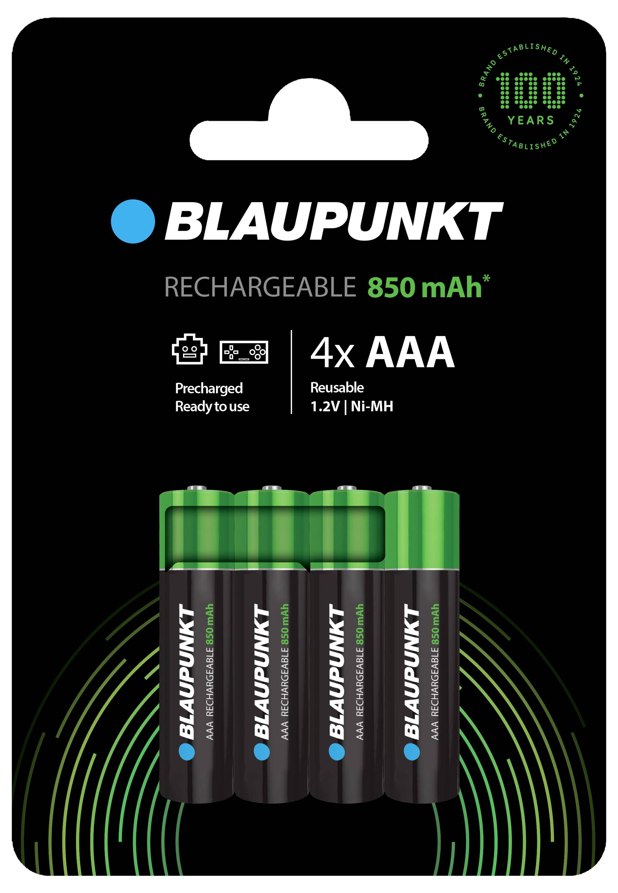 Blaupunkt Micro (AAA)-Akku NiMH 1.2V 4St.