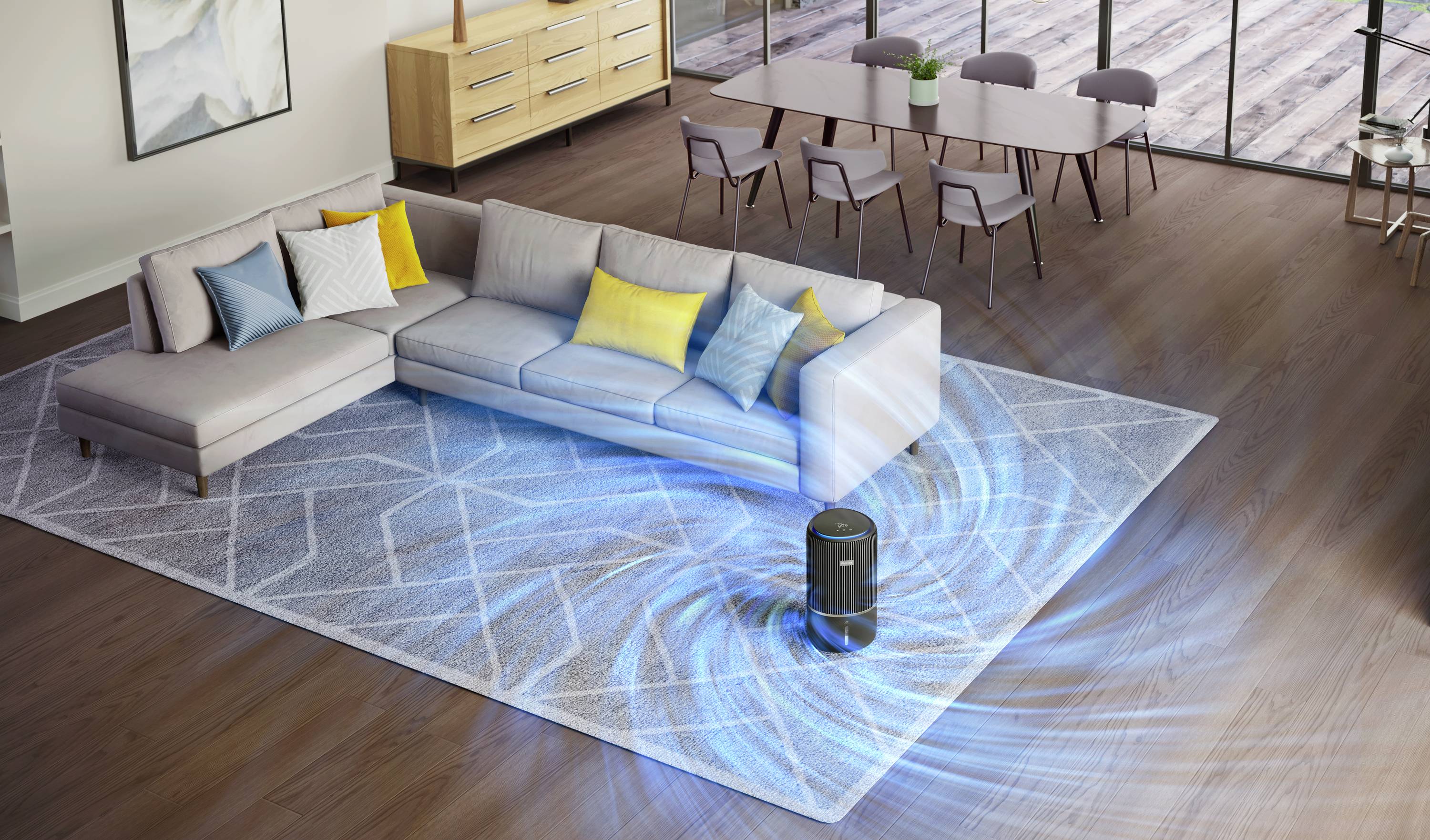 Philips AC3421/13 3400 Series Luftreiniger/-befeuchter 78m² Anthrazit