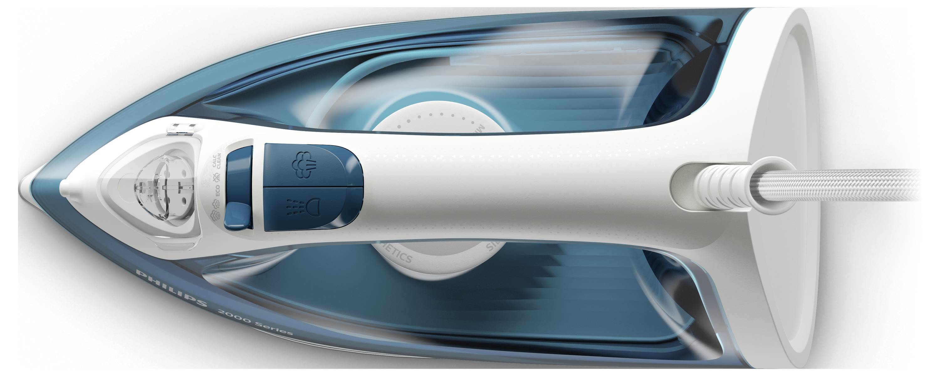 Philips Home 2000 Series DST2020/90 Dampfbügeleisen Blau