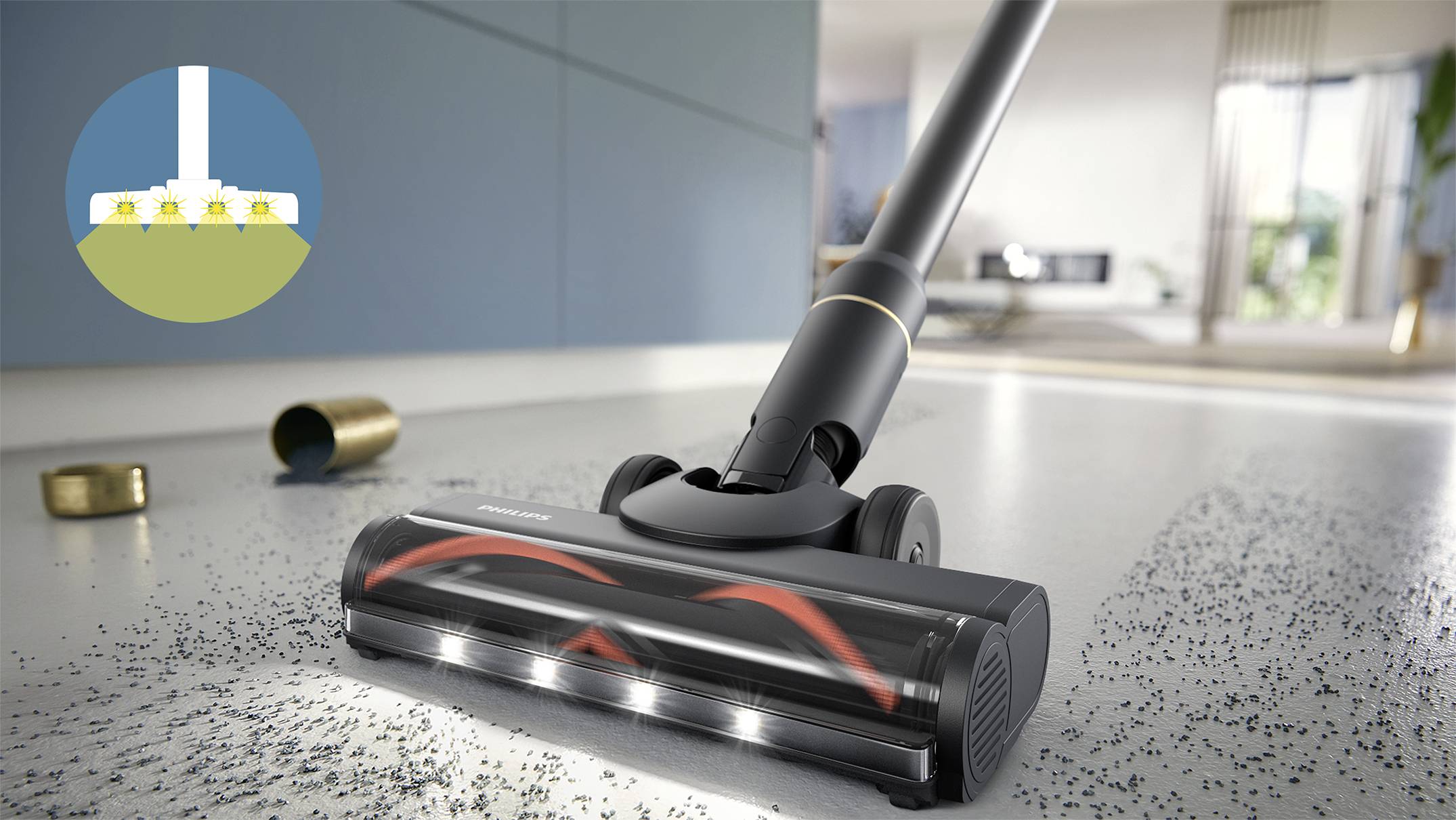 Philips Home 7000 Serie Akku Nass-/Trocken Sauger