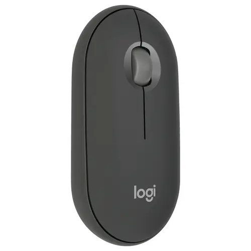 Logitech Pebble Mouse 2 M350s Maus Bluetooth® Optisch Graphit 3 Tasten 400 dpi, 4000 dpi Integriert Logitech Pebble Mouse 2 M350s Maus Bluetooth® Optisch Graphit 3 Tasten 400 dpi, 4000 dpi Integriert