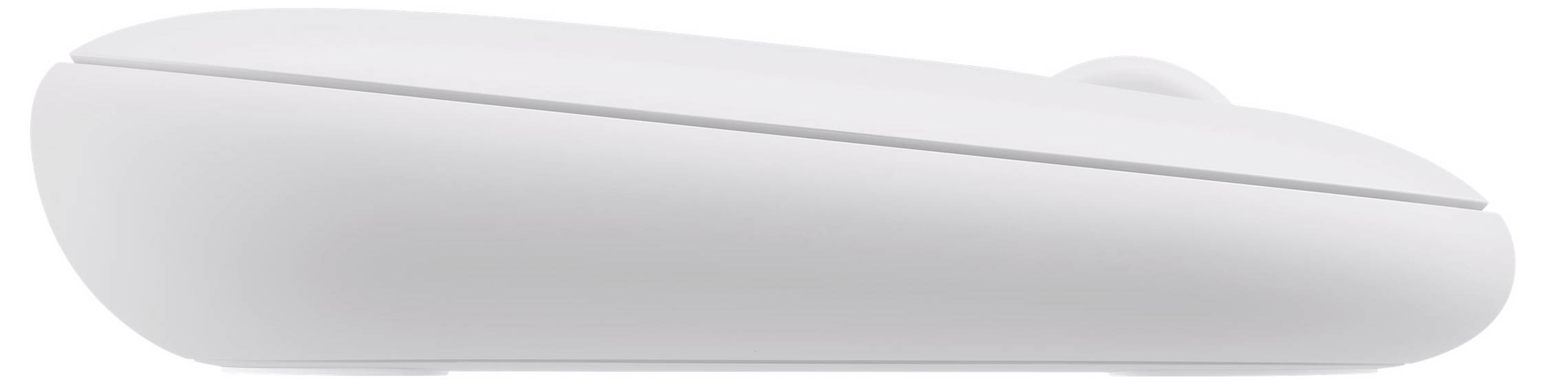 Logitech Pebble Mouse 2 M350s Maus Bluetooth® Optisch Weiß 3 Tasten 400 dpi, 4000 dpi Integriertes Scrollrad