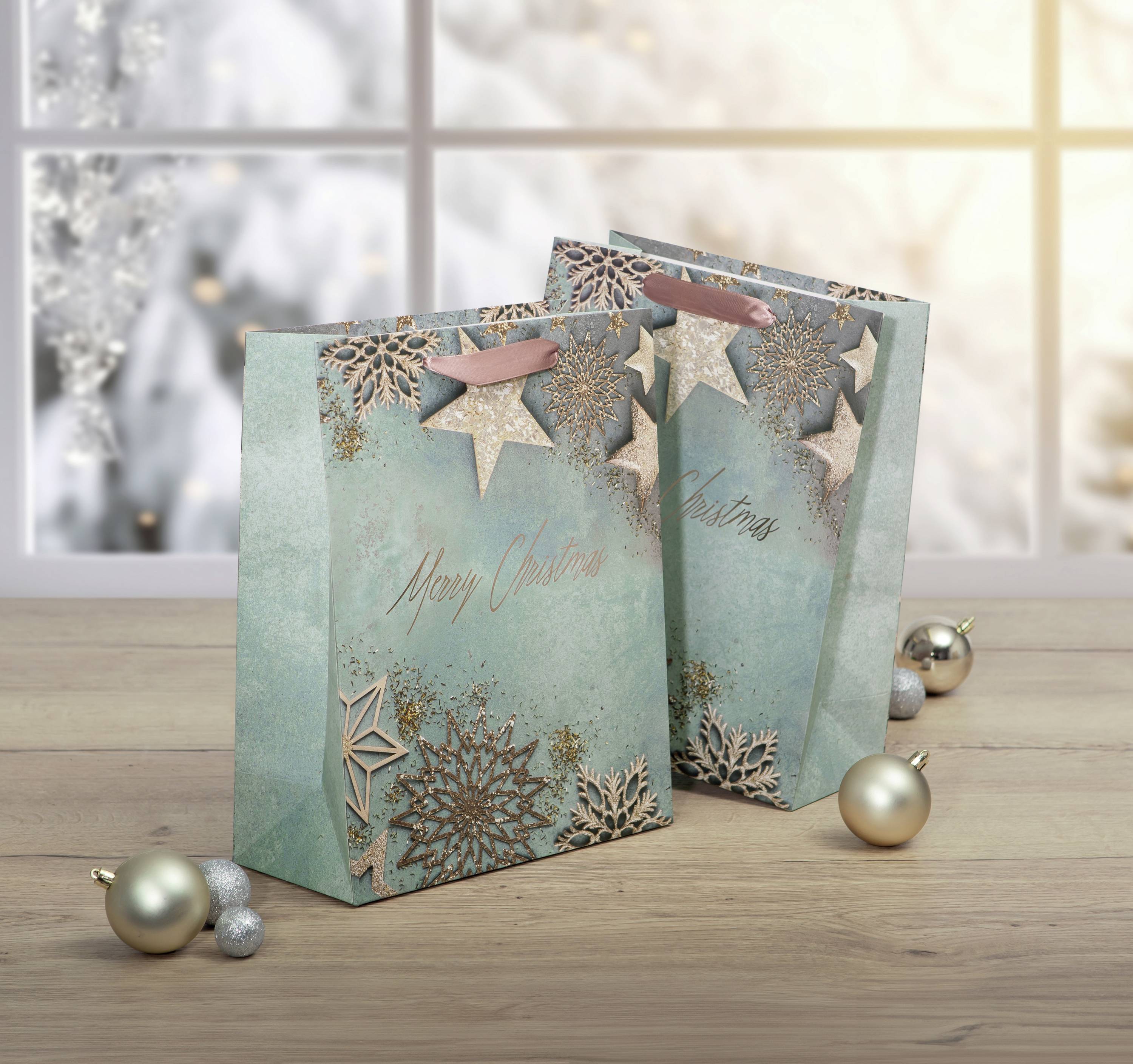 Sigel Geschenktasche Glamorous Christmas GT113 26 x 33 cm 5 St.