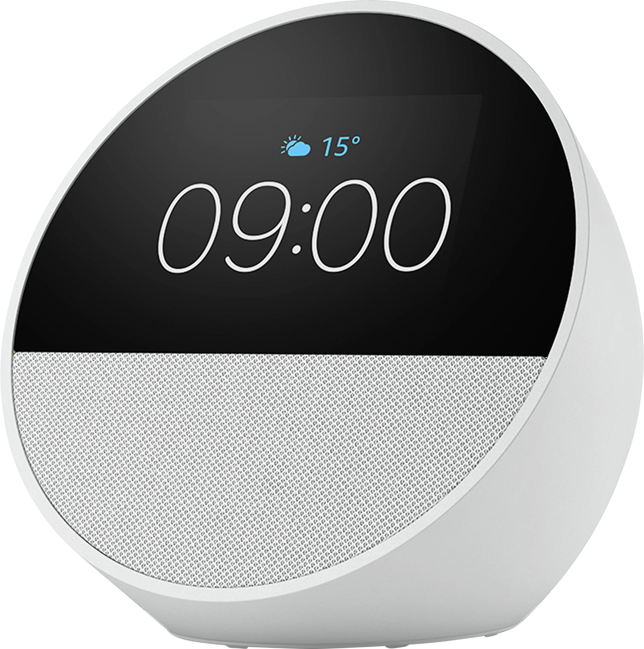 amazon echo Spot 2024 Sprachassistent Weiß