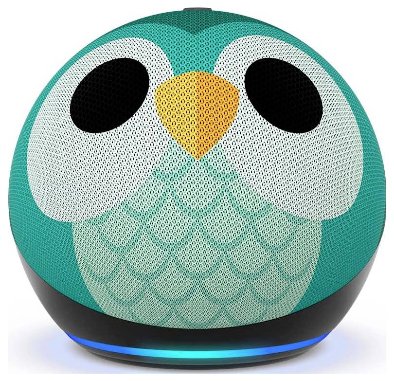 Amazon echo Dot Kids (5. Generation) Eulen Design Sprachassistent Mehrfarbig