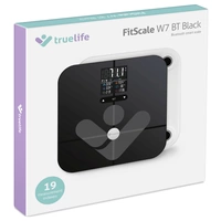 Truelife FitScale W7 BT Personenwaage digital Wägebereich (max.)=180 kg Schwarz Mit Bluetooth Truelife FitScale W7 BT Personenwaage digital Wägebereich (max.)=180 kg Schwarz Mit Bluetooth