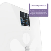 Truelife FitScale W7 BT Personenwaage digital Wägebereich (max.)=180 kg Weiß Mit Bluetooth Truelife FitScale W7 BT Personenwaage digital Wägebereich (max.)=180 kg Weiß Mit Bluetooth