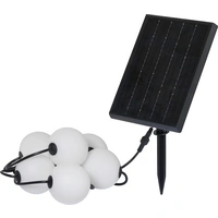 Sygonix SY-6662320 Solar-Lichterkette 2.4W Weiß, Schwarz Sygonix SY-6662320 Solar-Lichterkette 2.4W Weiß, Schwarz