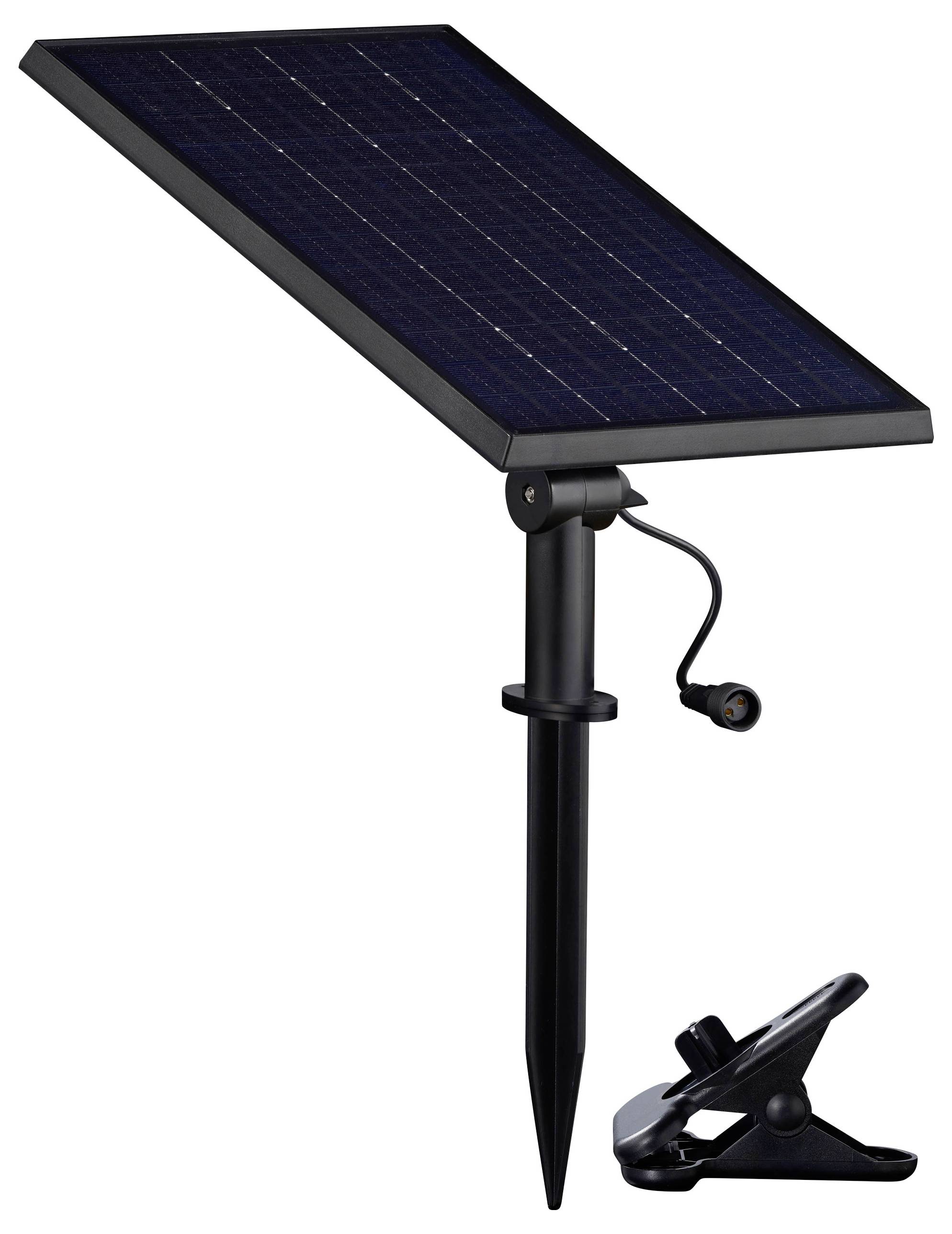 Sygonix SY-6662320 Solar-Lichterkette 2.4W Weiß, Schwarz