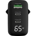 Ansmann USB-Ladegerät mit Display HC365PD 65W USB Ladegerät 65W 1x USB-A, 2x USB-C® USB PD Schwarz Innenbereich Ansmann USB-Ladegerät mit Display HC365PD 65W USB Ladegerät 65W 1x USB-A, 2x USB-C® USB PD Schwarz Innenbereich