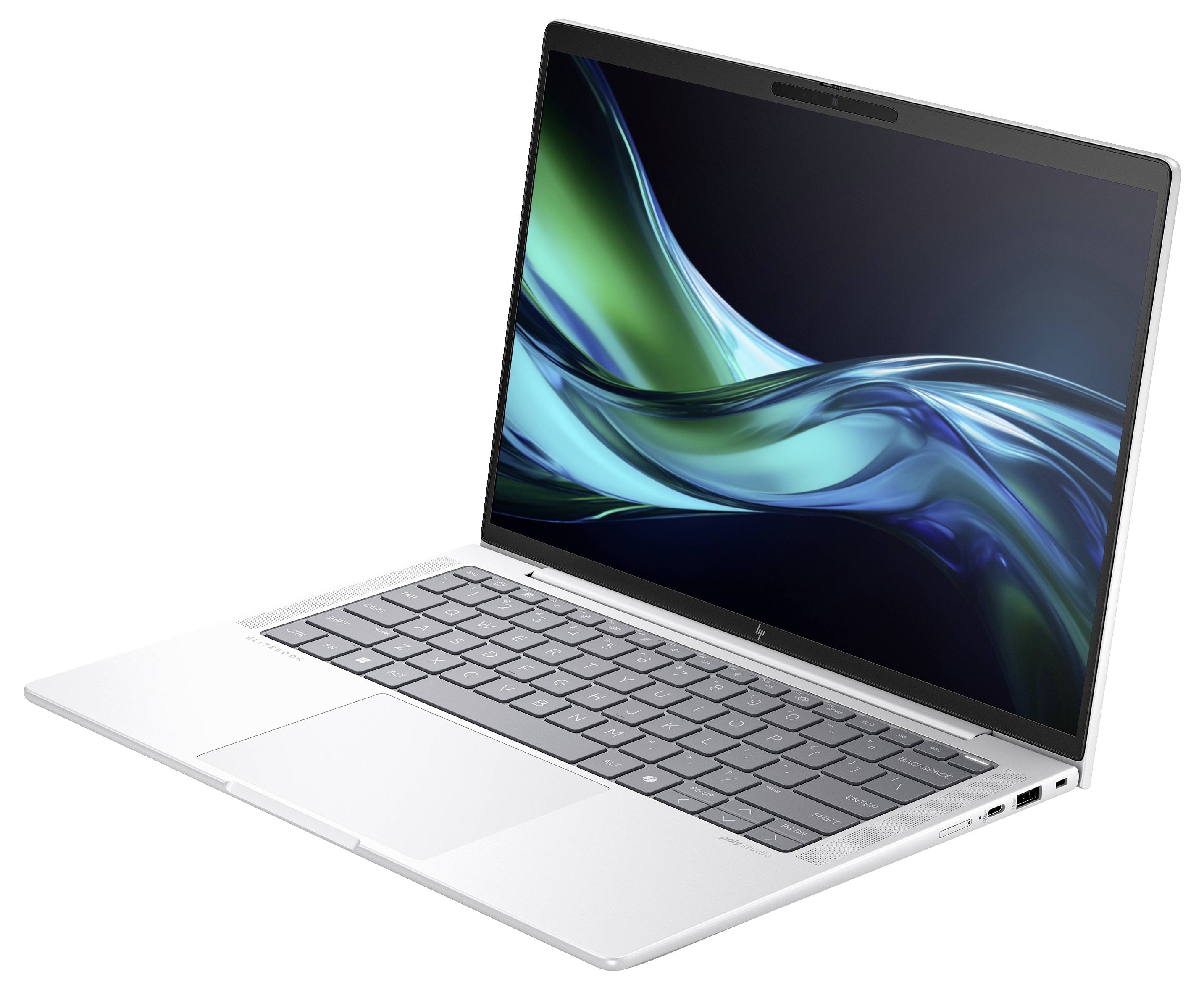 HP Notebook 35.6cm (14 Zoll) Full-HD+ Intel® Core™ Ultra 5 125H 16GB RAM 512GB SSD Deutsch, QWERTZ Intel Arc Graphics Silber AP1