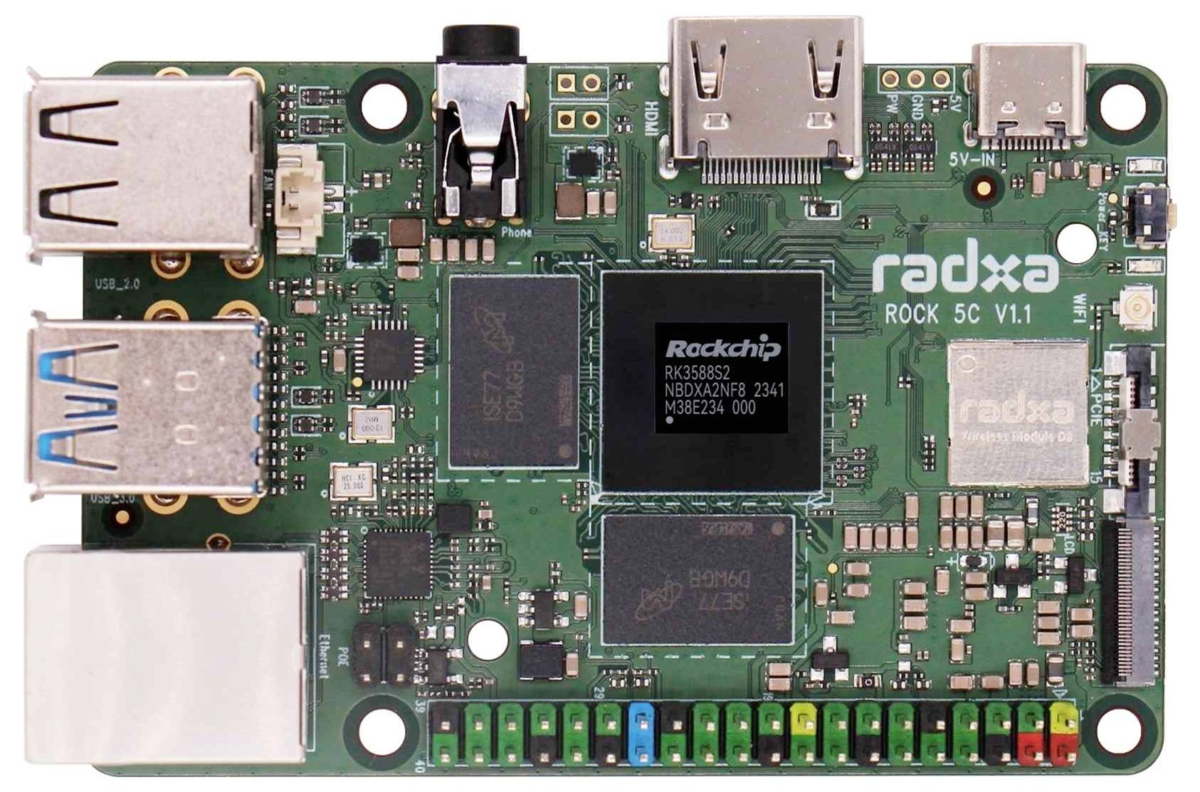 Radxa RS131-D8R26 Rock 5 C 4GB 4 x 2.4GHz