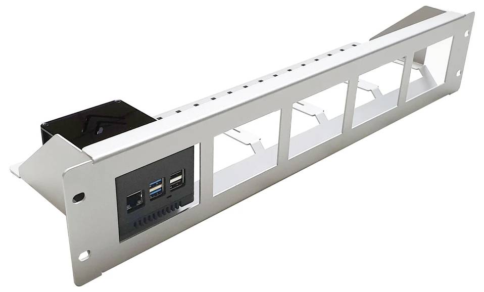 Radxa CAS-ECOPI-19 DIN-Rail-Halterung Aluminium