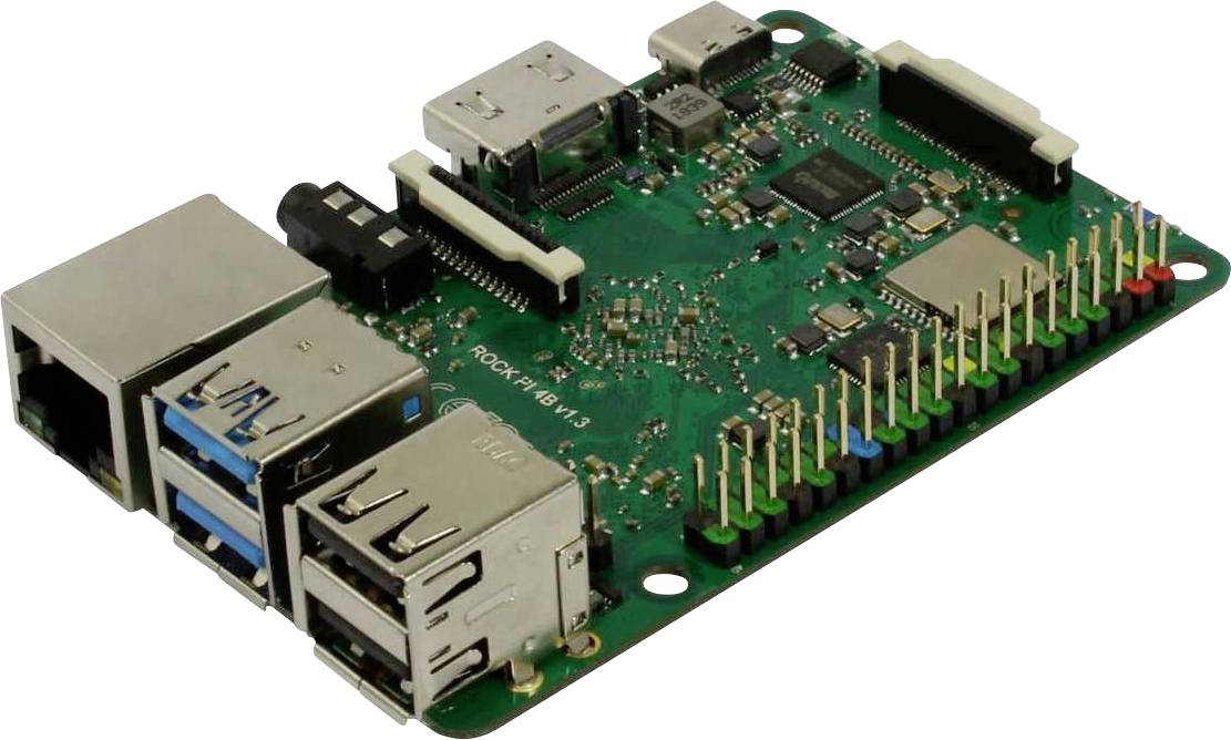 Radxa Rock44GBBverUFL Rock 4 B 4GB 2 x 1.8GHz