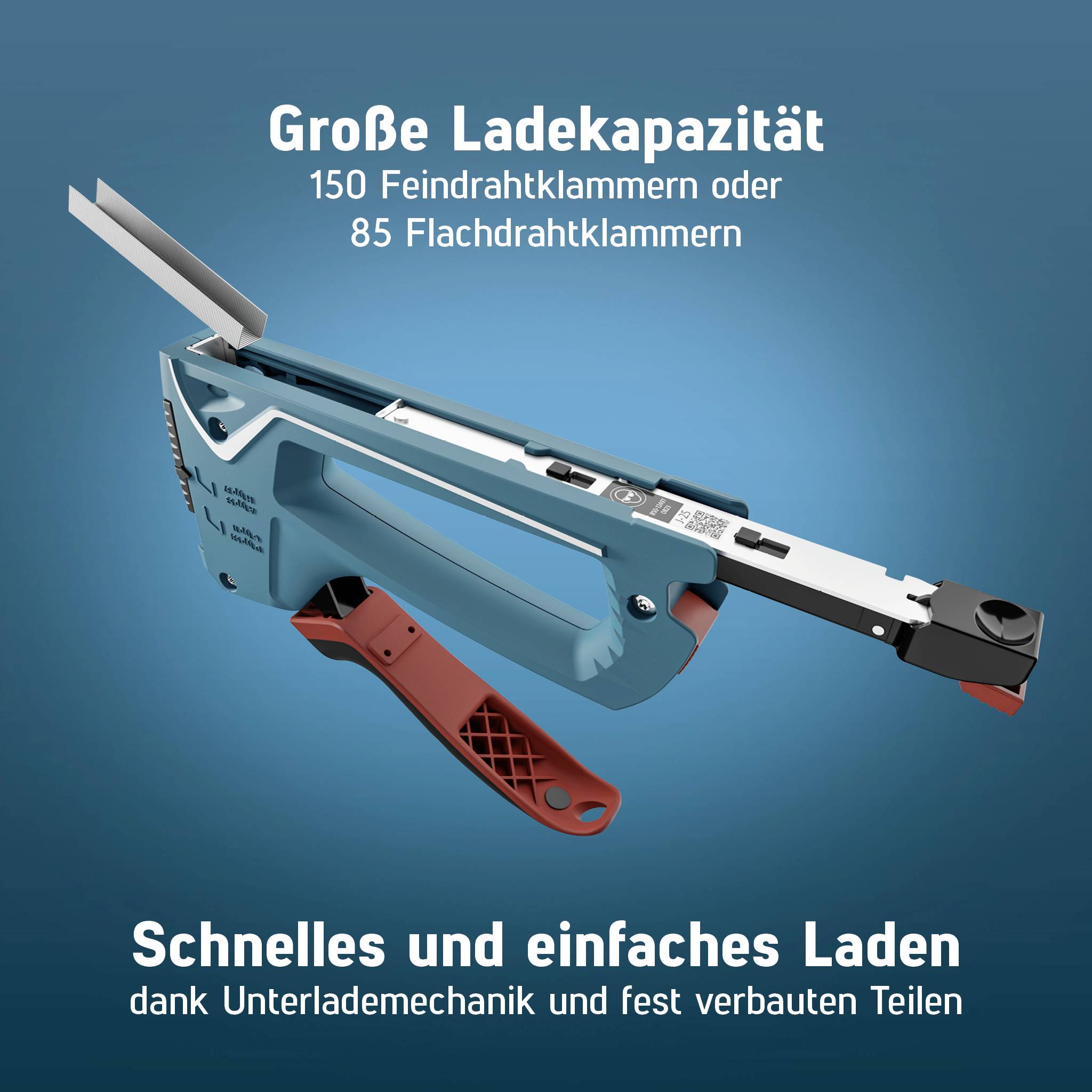 Novus Tools J-25 030-0459 Handtacker Klammerntyp Typ 53, Typ 53F, Typ 37, Typ 11 Klammernlänge 4 - 10mm