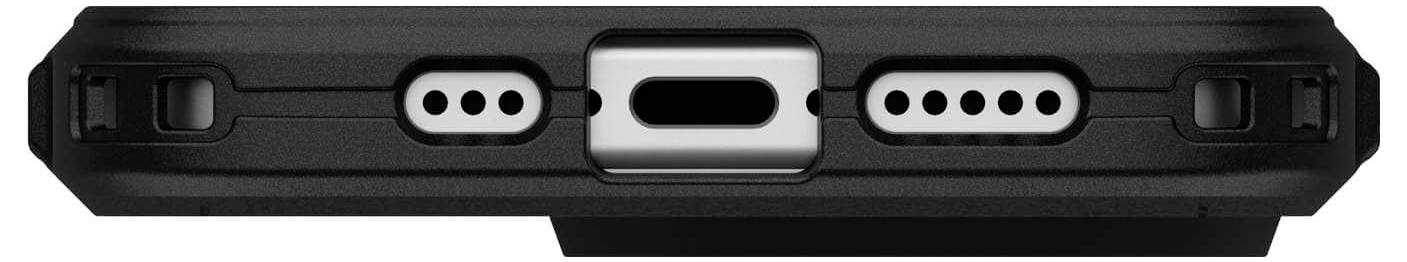 Urban Armor Gear Civilian MagSafe Case Backcover Apple iPhone 16 Pro Schwarz MagSafe kompatibel 114444114040