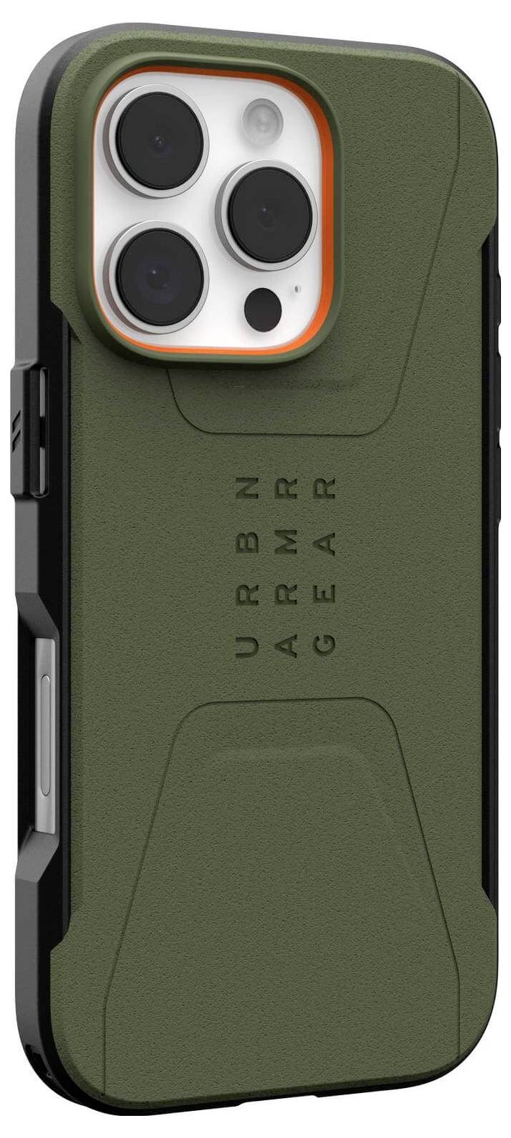 Urban Armor Gear Civilian MagSafe Case Backcover Apple iPhone 16 Pro Olivgrün MagSafe kompatibel 114444117272