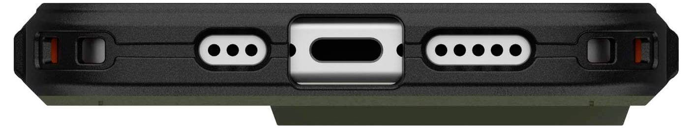 Urban Armor Gear Civilian MagSafe Case Backcover Apple iPhone 16 Pro Olivgrün MagSafe kompatibel 114444117272