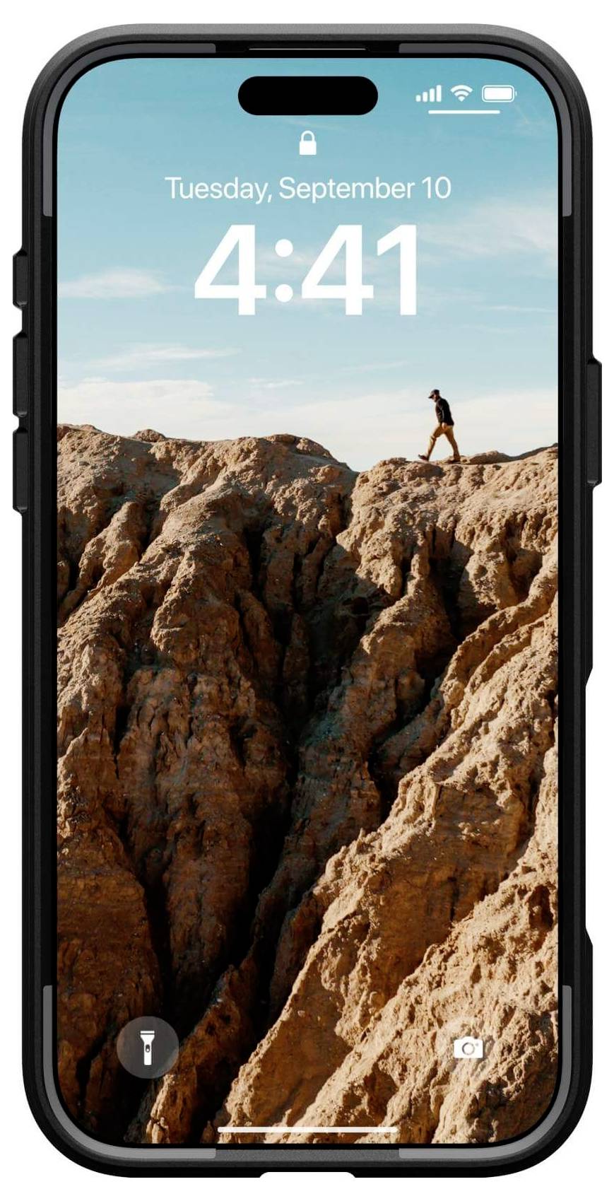 Urban Armor Gear Civilian MagSafe Case Backcover Apple iPhone 16 Pro Max Schwarz MagSafe kompatibel 114445114040