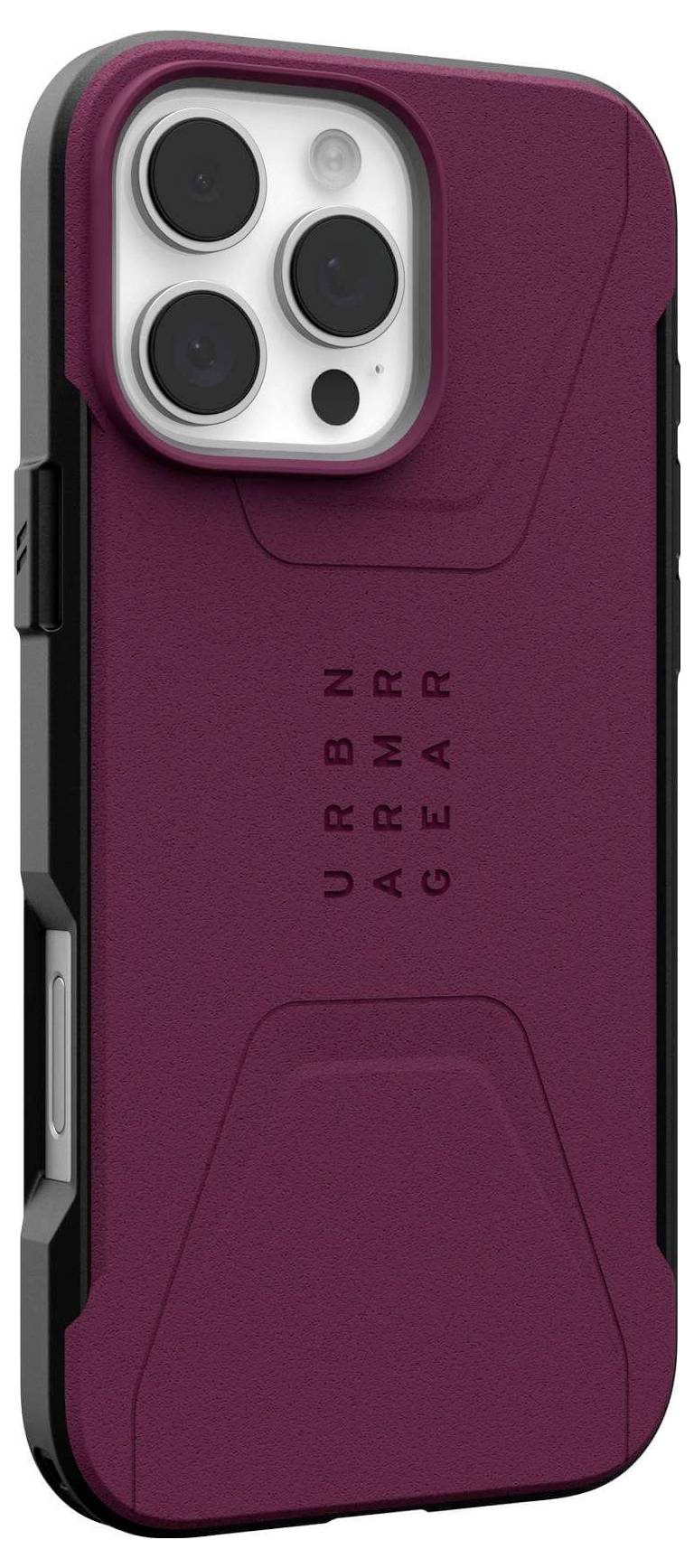 Urban Armor Gear Civilian MagSafe Case Backcover Apple iPhone 16 Pro Max Bordeauxrot MagSafe kompatibel 114445119049
