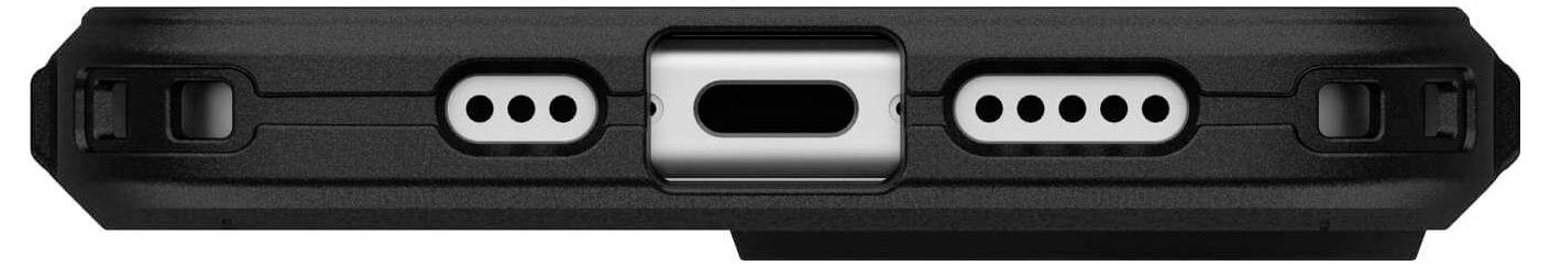 Urban Armor Gear Civilian MagSafe Case Backcover Apple iPhone 16 Schwarz MagSafe kompatibel 114446114040