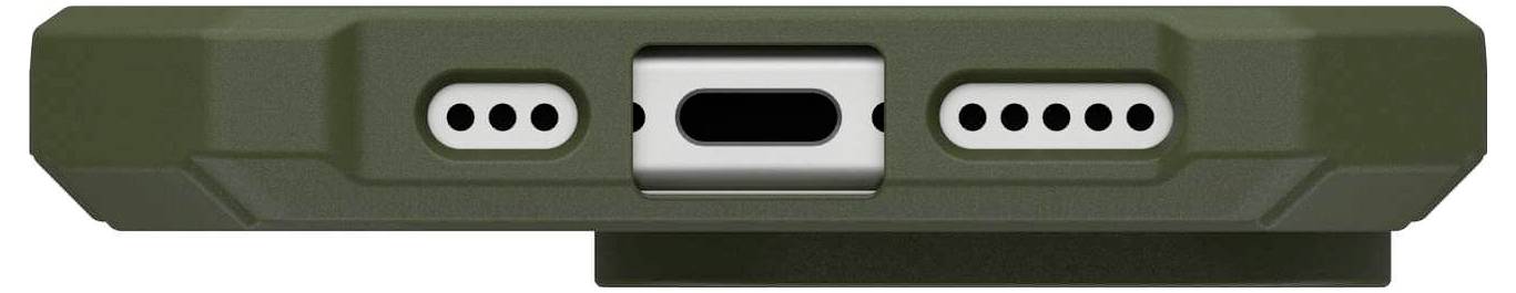 Urban Armor Gear Essential Armor MagSafe Case Backcover Apple iPhone 16 Pro Olivgrün MagSafe kompatibel 114448117272