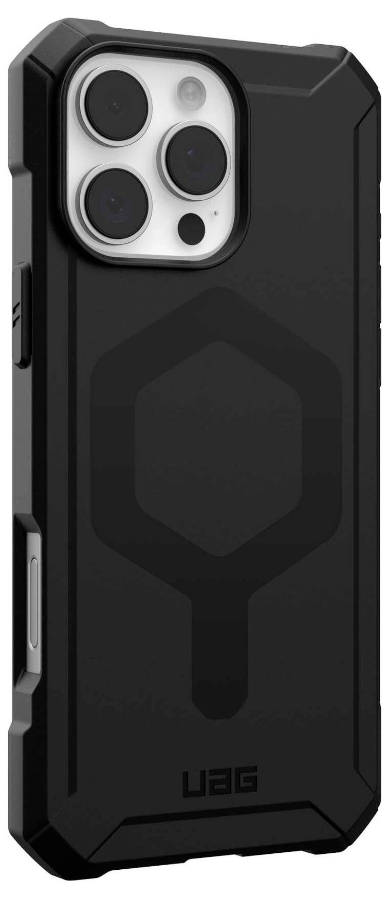 Urban Armor Gear Essential Armor MagSafe Case Backcover Apple iPhone 16 Pro Max Schwarz MagSafe kompatibel 114449114040