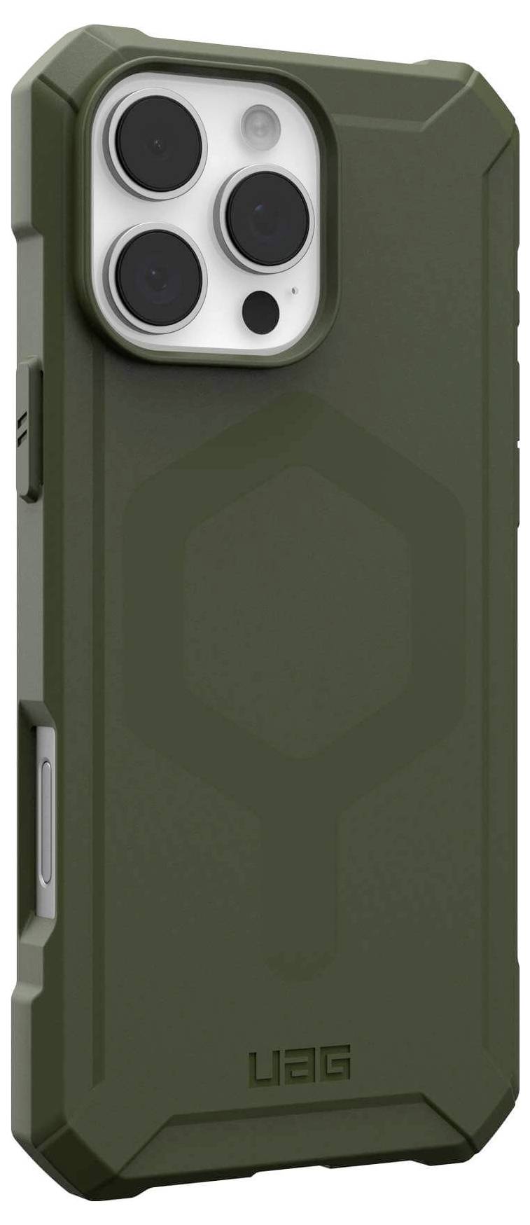 Urban Armor Gear Essential Armor MagSafe Case Backcover Apple iPhone 16 Pro Max Olivgrün MagSafe kompatibel 114449117272