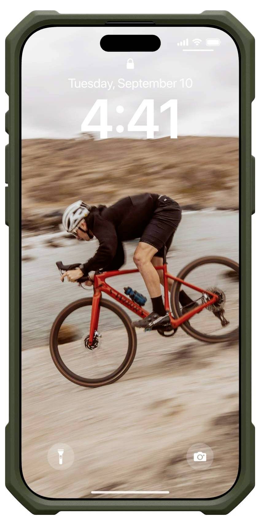 Urban Armor Gear Essential Armor MagSafe Case Backcover Apple iPhone 16 Pro Max Olivgrün MagSafe kompatibel 114449117272