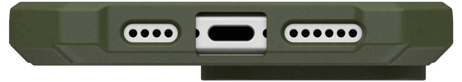 Urban Armor Gear Essential Armor MagSafe Case Backcover Apple iPhone 16 Pro Max Olivgrün MagSafe kompatibel 114449117272