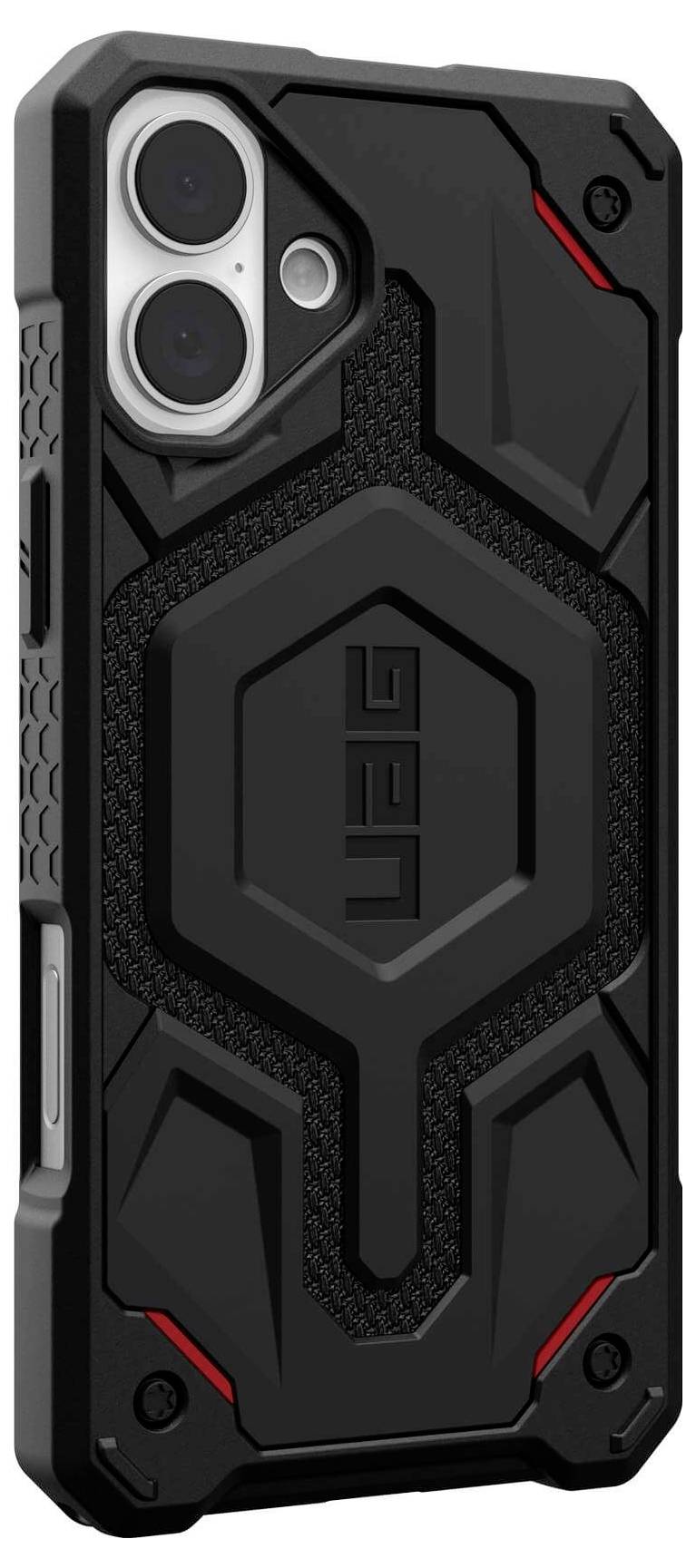 Urban Armor Gear Monarch Pro MagSafe Case Backcover Apple iPhone 16 Plus Kevlar®, Schwarz MagSafe kompatibel 114455113940