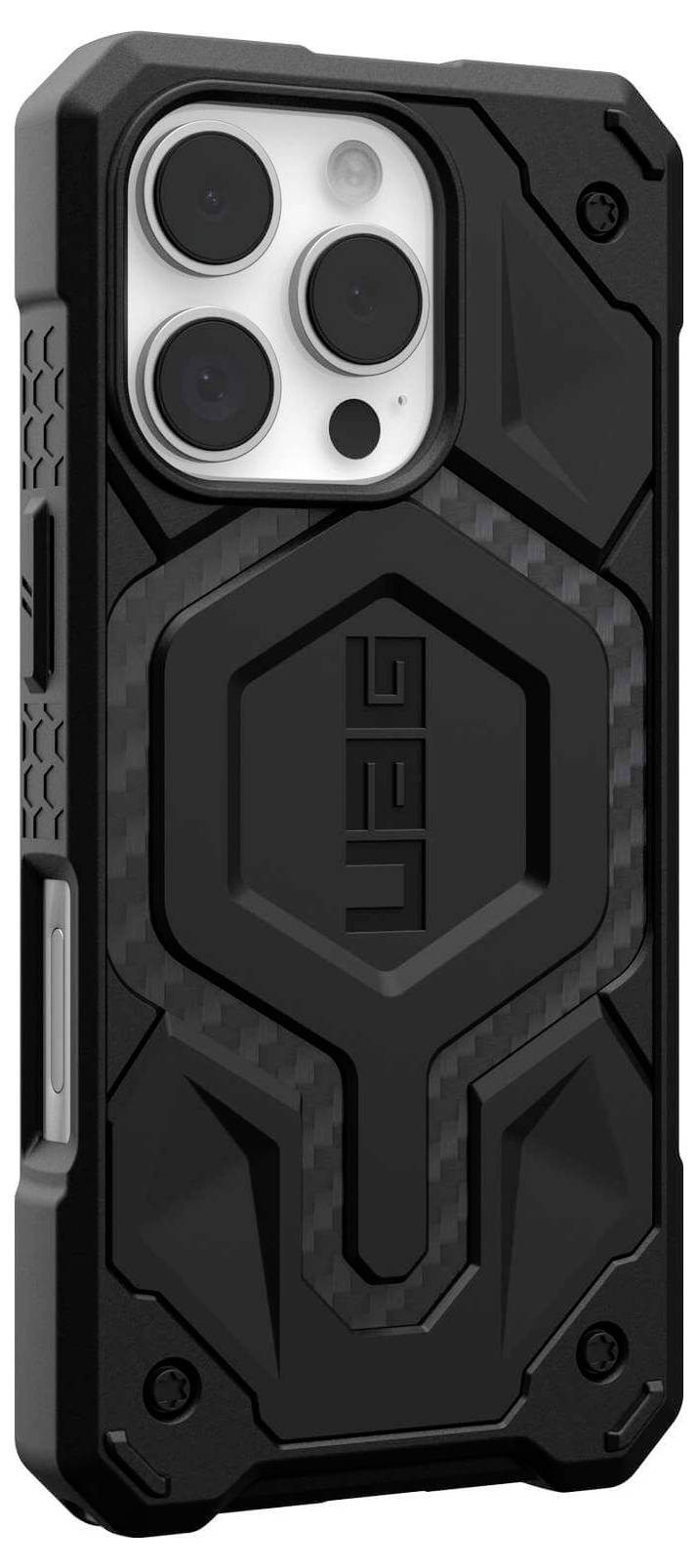 Urban Armor Gear Monarch Pro MagSafe Case Backcover Apple iPhone 16 Pro Carbon MagSafe kompatibel 114456114242