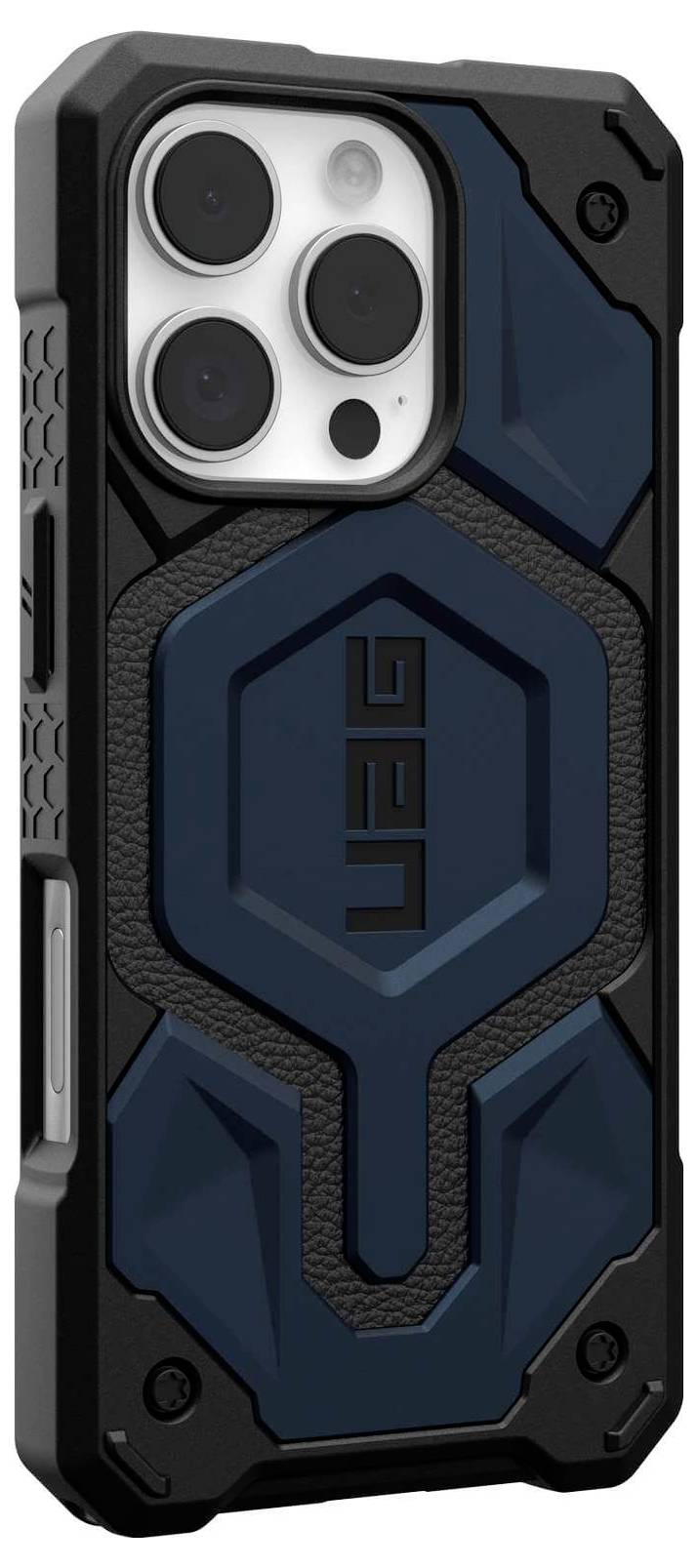 Urban Armor Gear Monarch Pro MagSafe Case Backcover Apple iPhone 16 Pro Blau MagSafe kompatibel 114456115555