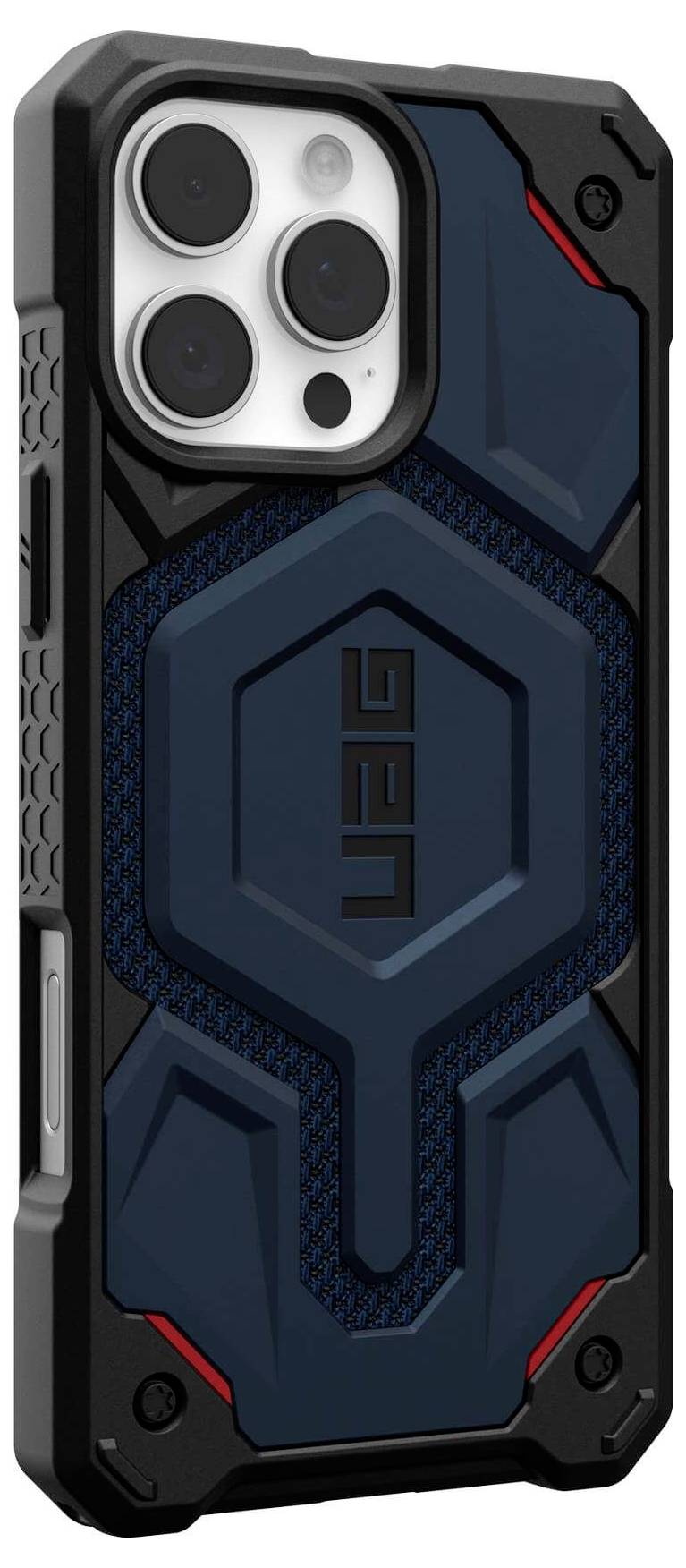 Urban Armor Gear Monarch Pro MagSafe Case Backcover Apple iPhone 16 Pro Max Kevlar®, Blau MagSafe kompatibel 114457113955