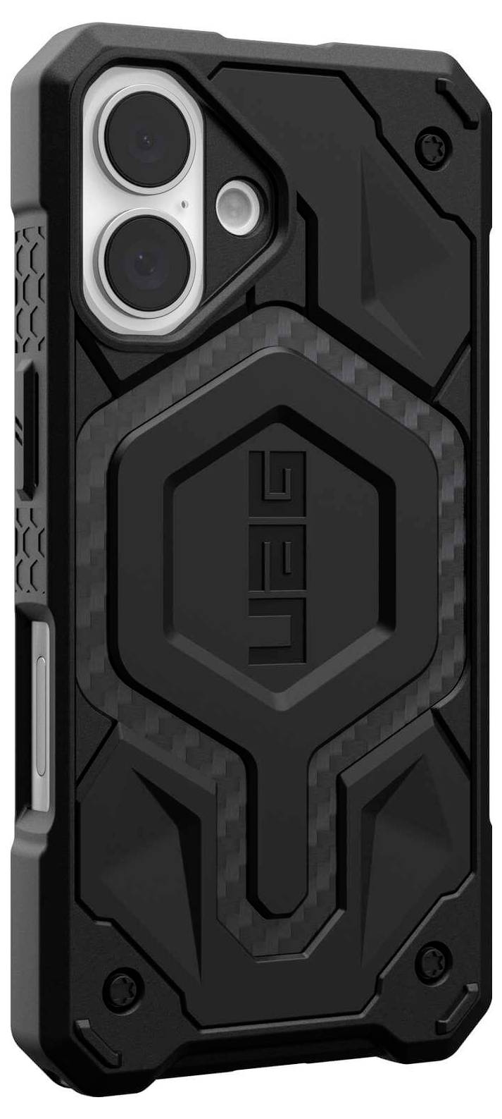 Urban Armor Gear Monarch Pro MagSafe Case Backcover Apple iPhone 16 Carbon MagSafe kompatibel 114458114242