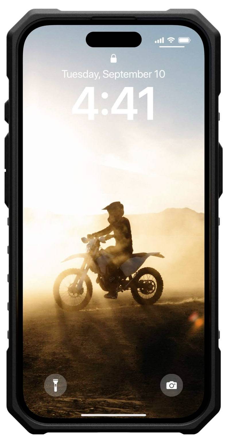 Urban Armor Gear Pathfinder MagSafe Case Backcover Apple iPhone 16 Ice, Transparent MagSafe kompatibel 114466114343