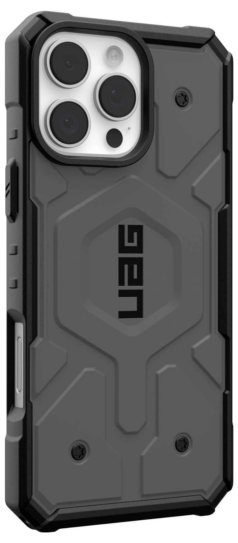 Urban Armor Gear Pathfinder MagSafe Case Backcover Apple iPhone 16 Pro Max Silber MagSafe kompatibel 114469113333