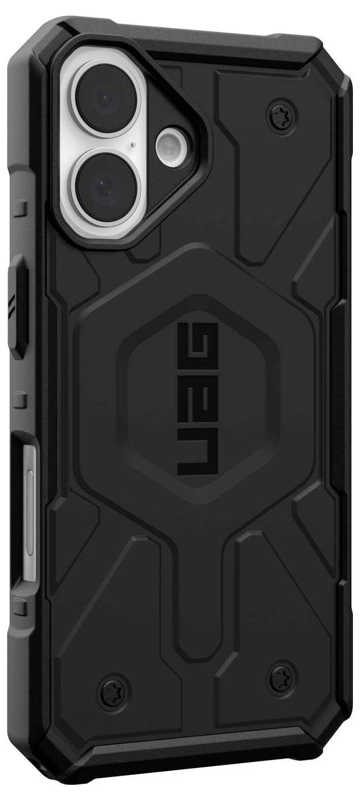 Urban Armor Gear Pathfinder MagSafe Case Backcover Apple iPhone 16 Schwarz MagSafe kompatibel 114470114040