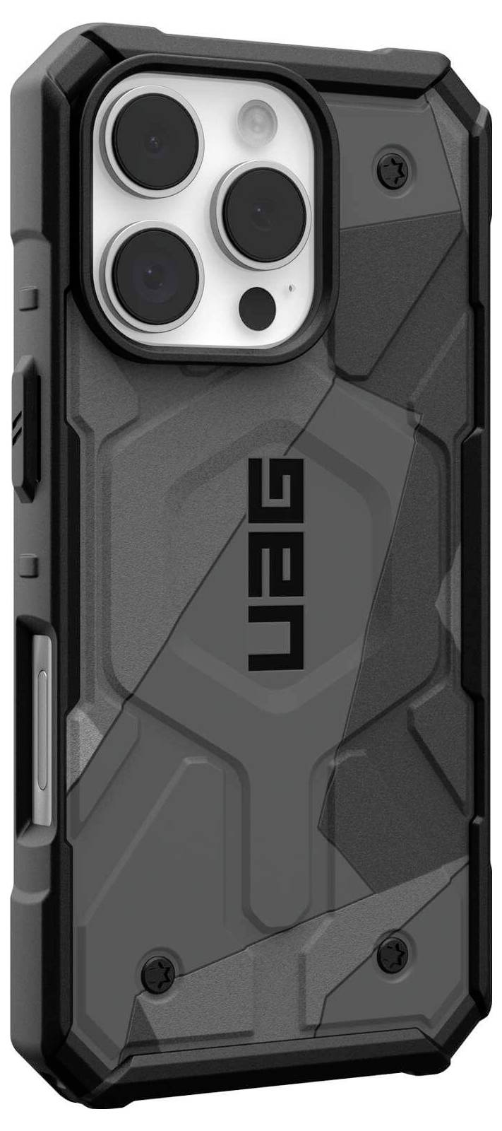Urban Armor Gear Pathfinder SE MagSafe Case Backcover Apple iPhone 16 Pro Camouflage Grau MagSafe kompatibel 114471114033