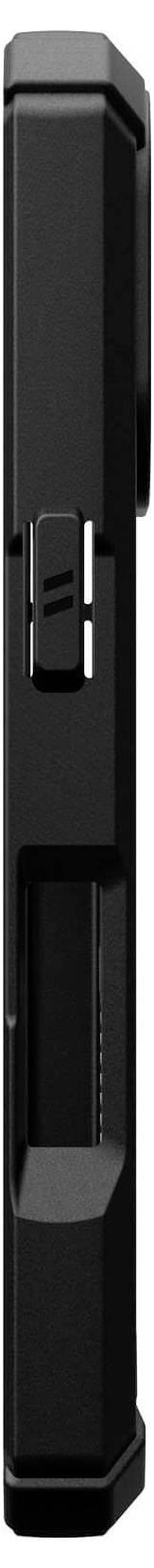 Ein geschlossenes, schwarzes, rechteckiges Gerät mit einem Schieberegler an der Seite, das wie ein elektronisches Gadget aussieht.