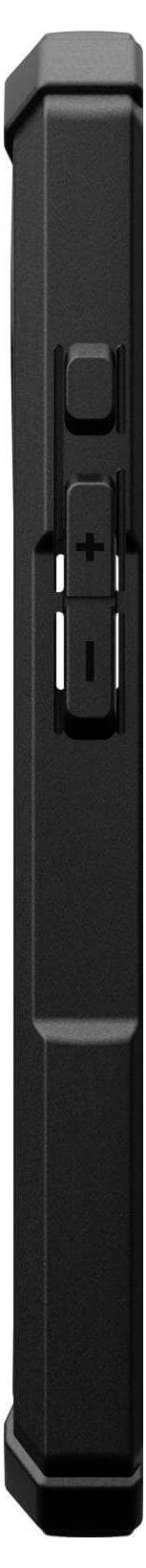 Schwarzes, längliches Gerät mit Tasten zur Lautstärkeregelung an der Seite.