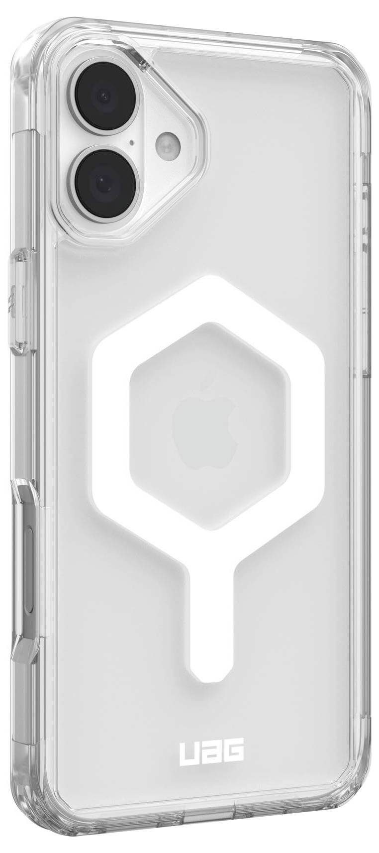 Urban Armor Gear Plyo MagSafe Case Backcover Apple iPhone 16 Plus Ice, Transparent, Weiß MagSafe kompatibel 114479114341