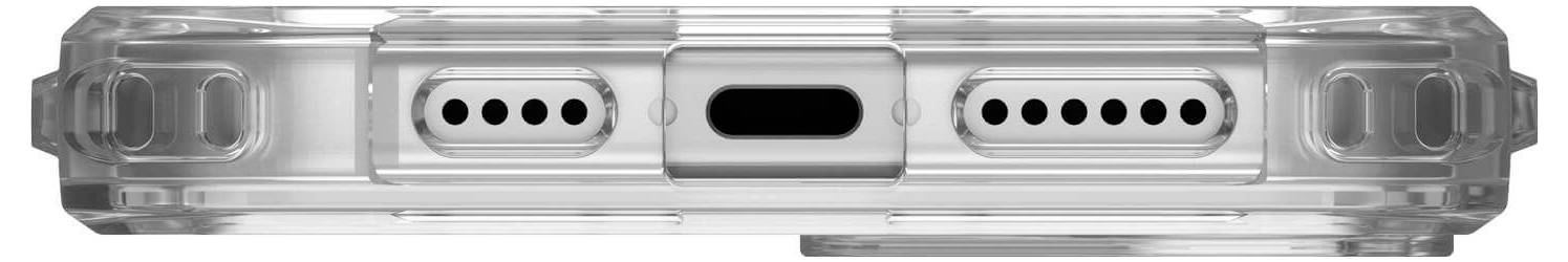 Urban Armor Gear Plyo MagSafe Case Backcover Apple iPhone 16 Plus Ice, Transparent, Weiß MagSafe kompatibel 114479114341