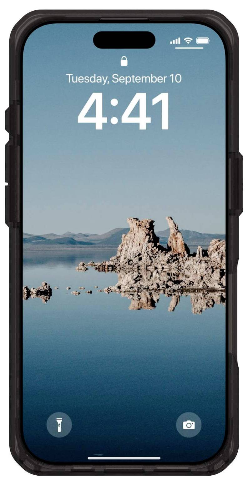 Urban Armor Gear Plyo MagSafe Case Backcover Apple iPhone 16 Pro Schwarz, Transparent, Bronze MagSafe kompatibel 114480114085